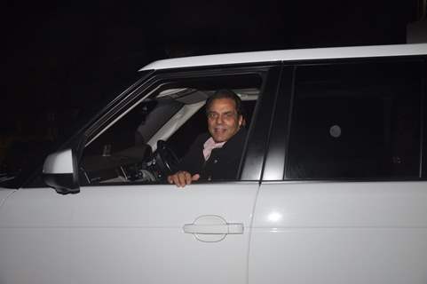 Dharmendra was spotted at the Screening of Lai Bhari