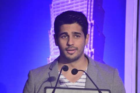 Sidharth Malhotra addresses the audience at the Taiwan Excellence launch