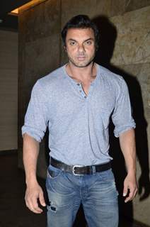 Sohail Khan at the Screening of Humpty Sharma Ki Dulhaniya