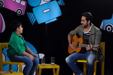 Ayushmann Khurrana plays the guitar on Captain Tiao