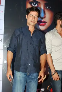 Sushant Singh poses for the cameras at the Promotions of Hate Story 2