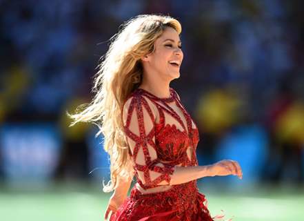 Shakira was spotted at the FIFA Finale