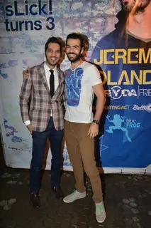 Nitin Mirani with Karan Grover at Comedy Store