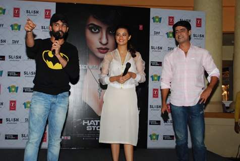 Surveen, Jay and Sushant at the Hate Story 2 Promotions