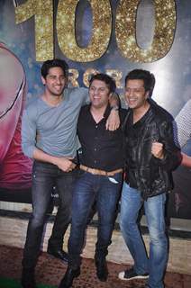Sidharth, Mohit and Riteish pose for the camera at the Success Bash of Ek Villain