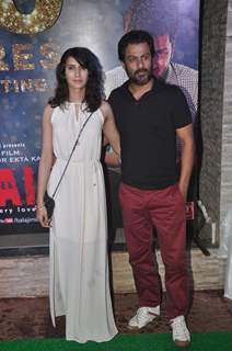 Abhishek Kapoor along with Pragya Yadav at the Success Bash of Ek Villain