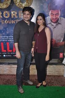 Sobali Bendre along with husband Goldie Behl at the Success Bash of Ek Villain