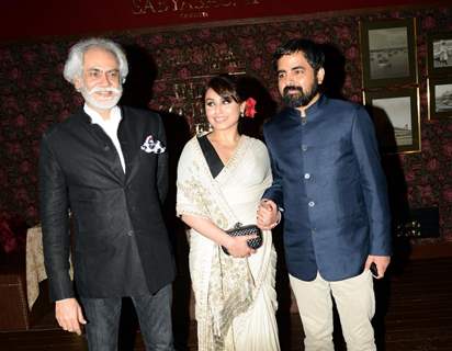 Rani Mukherjee with Sabyasachi at the Indian Couture Week