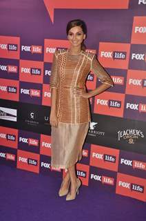 Shibani Dandekar was seen at the Fox Life Party