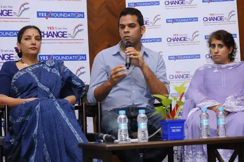 Vikramaditya Motwane addressing the audience