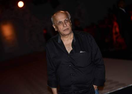 Mahesh Bhatt was seen at the Indian Couture Week - Day 3