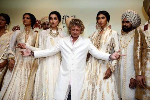 Rohit Bal exhibits his creations at the Indian Couture Week - Day 3