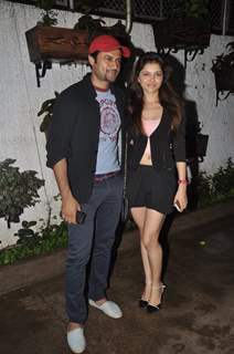 Manav Gohil with Rubina Dilaik at the Screening of Hate Story 2