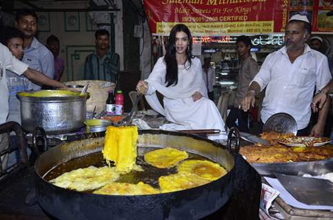 Sara Loren at Minara Masjid on Account of Ramzan