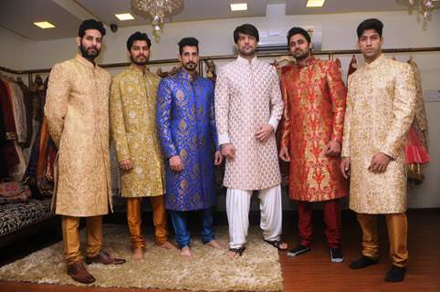 Models at the preview of Rohhit Verma's Collection