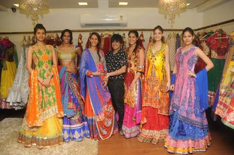 Models at the preview of Rohhit Verma's Collection