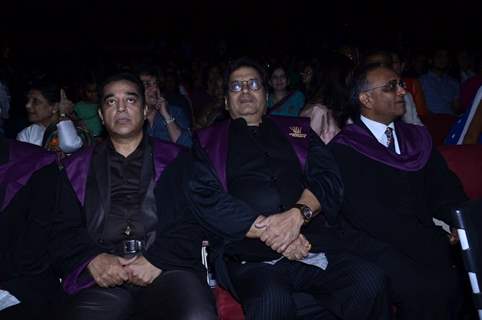 Kamal Hassan and Subhash Ghai at Whistling Woods Convocation Ceremony