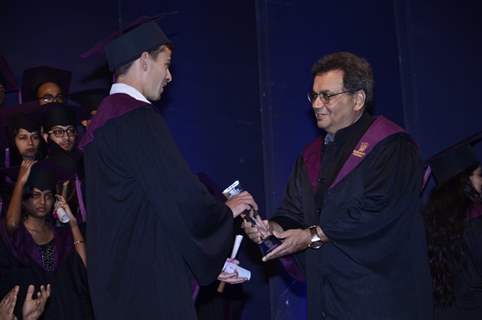 Subhash Ghai at Whistling Woods Convocation Ceremony