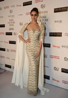 Shraddha Kapoor was at the Indian Couture Week - Day 4