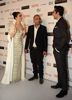 Shraddha Kapoor, Gaurav Gupta and Rahul Khanna chat at the Indian Couture Week - Day 4