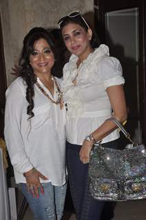 Charu Anand with a friend at her Birthday Bash