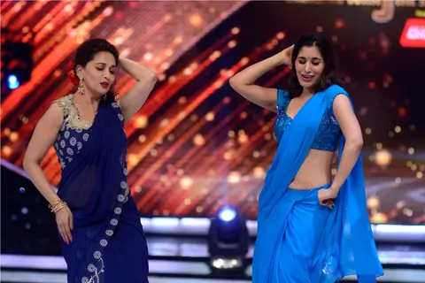 Madhuri Dixit Nene and Sophie Choudry perform at Jhalak Dikhhla Jaa