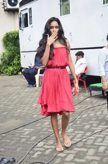 Lisa Haydon snapped at Mehboob Studio