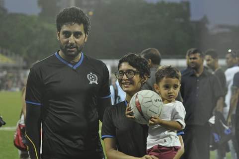 Abhishek Bachchan and Abhishek BachchanKiran Rao at Charity Football Match