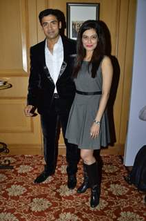 Sangram Singh with Payal Rohatgi at the India Leadership Conclave