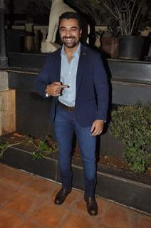 Ajaz Khan poses for the camera at Sangram Singh's Birthday Bash