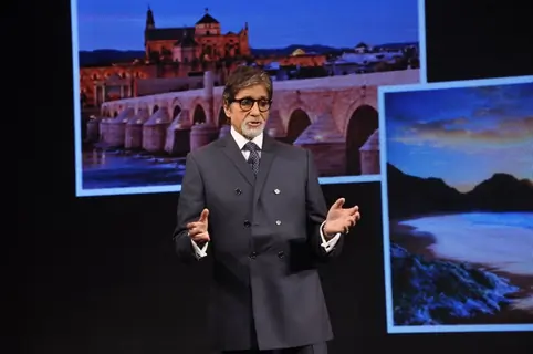 Amitabh Bachchan at the launch of LG Mobile