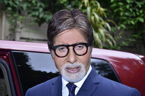 Amitabh Bachchan spotted at the launch of LG Mobile