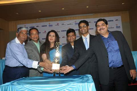 Poonam Dhillon at the award ceremony of International Indian Achiever's Award 2014