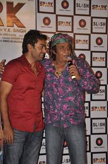 Ranjeet addresses the audience at the Trailer Launch of Spark