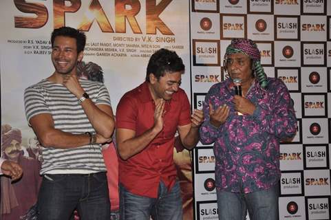 A moment of laughter at the Trailer Launch of Spark