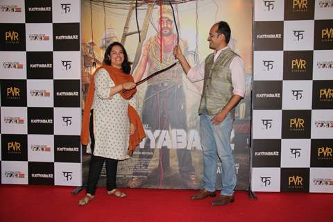 Deepti Kakkar and Fahad Mustafa at the Trailer Launch of the Documentary Katiyabaaz