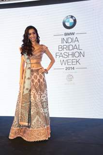 Shraddha Kapoor at the Press Conference of Indian Bridal Fashion Week 2014