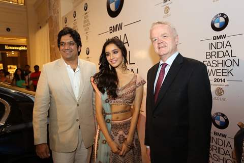 Shraddha Kapoor at the Press Conference of Indian Bridal Fashion Week 2014