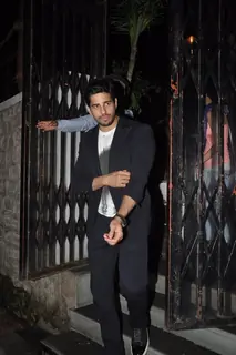 Sidharth Malhotra was spotted coming out from Lido Post Dinner
