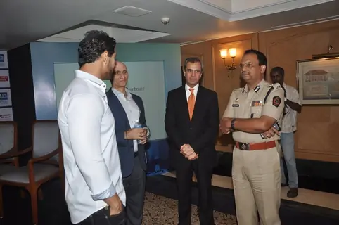 John Abraham was at Standard Charted Mumbai Marathon 2015 Launch Registration