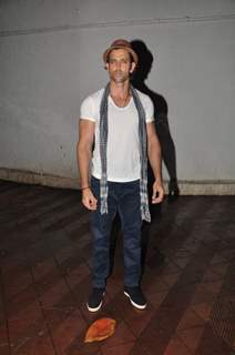 Hrithik Roshan was at the Sanjay Leela Bhansali's party for Mary Kom completion