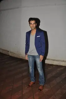 Rajkummar Rao at Sanjay Leela Bhansali's party for Mary Kom completion