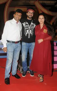 Aneel Murarka and Ayushman Khurana with Poonam Dhillon