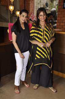 Mana Shetty with a friend at her Get-to-gather