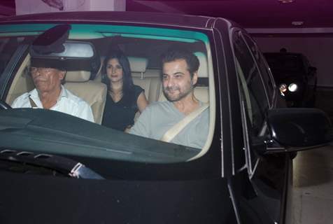 Sanjay Kapoor was spotted at Karan Johar's Private Party