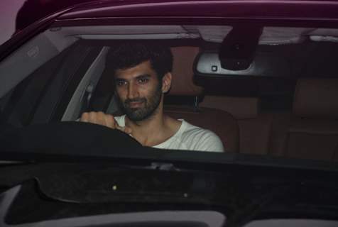 Aditya Roy Kapoor was spotted at Karan Johar's Private Party