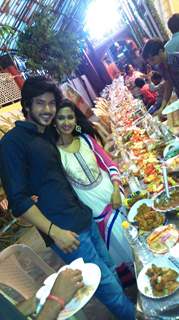 Shivin Narang and Farnaz Shetty at the Veera Iftaari Party