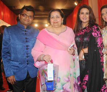 Aneel Murarka with Pamela Chopra and Poonam Dhillon at International Indian Achiever's Award 2014