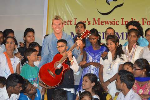 Brett Lee's Mewsic India Foundation completes 3 years of glory