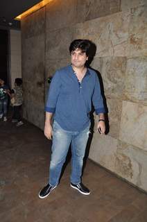 Goldie Behl was snapped at LightBox, for a Movie Screening